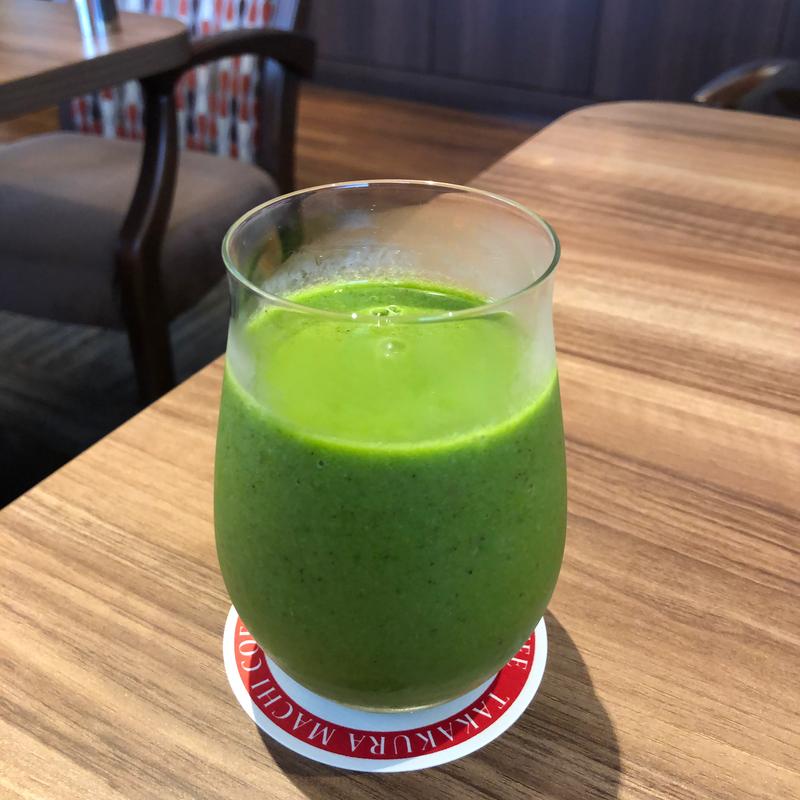 JAS有機ほうれん草とキウイスムージー(高倉町珈琲 鶴ヶ島店)