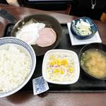ハムエッグ納豆定食(吉野家 中目黒駅前店 )