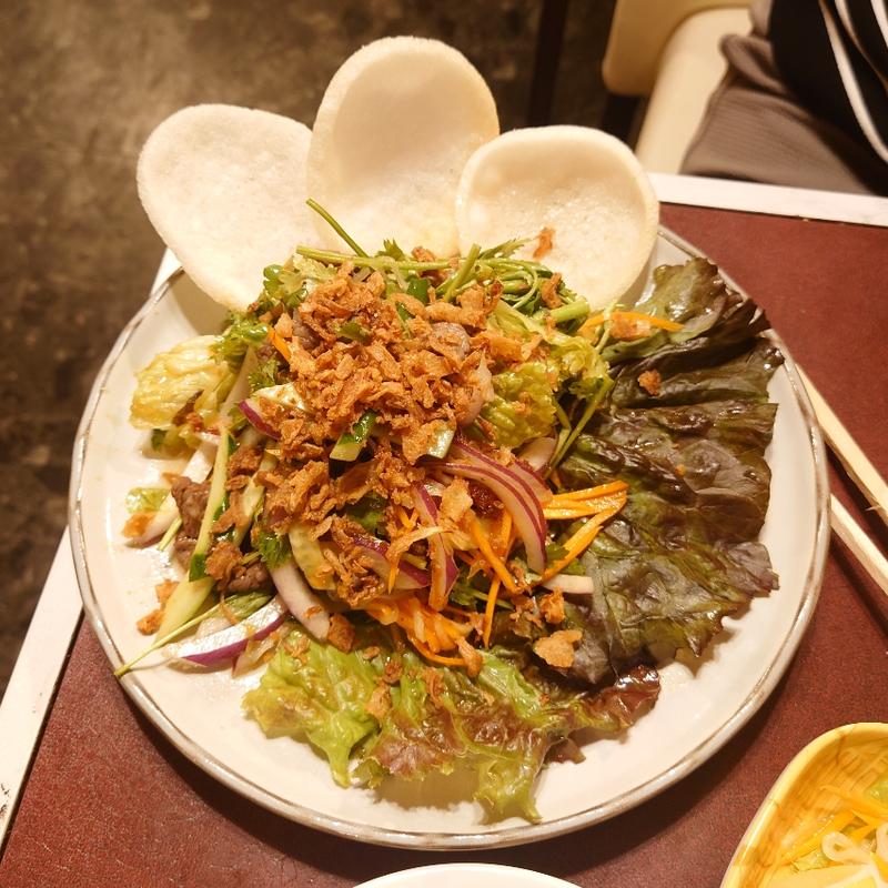 牛肉とレモングラス(フォーおいしい堀切菖蒲園)