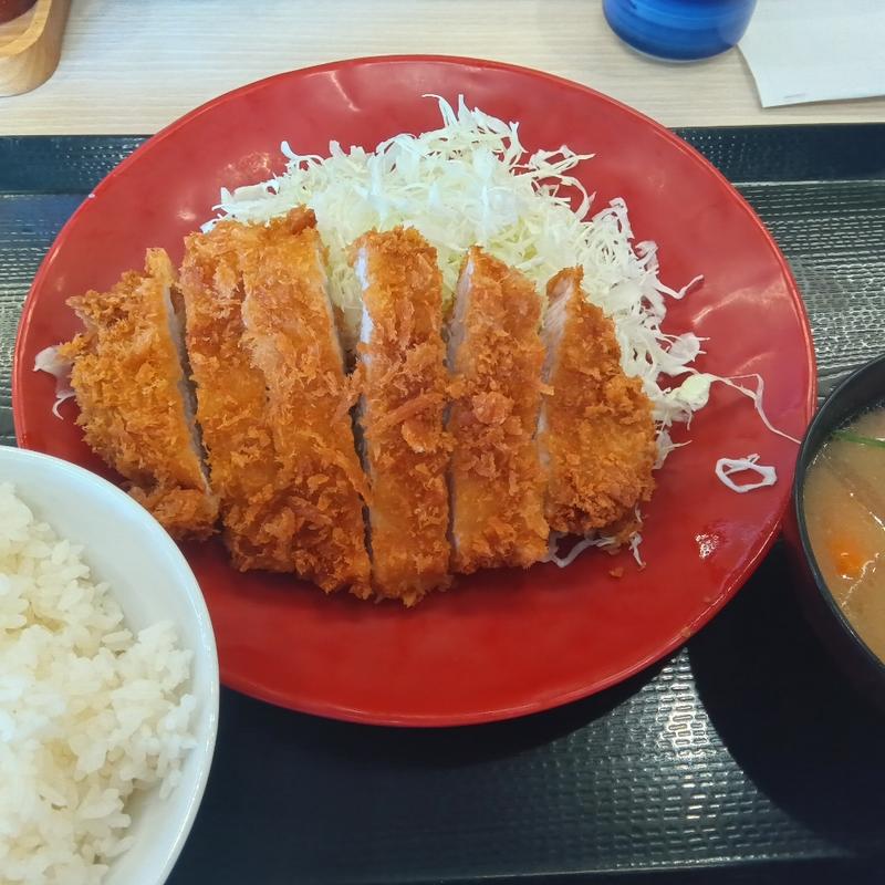 ロースかつ定食(竹)(かつや 横浜荏田東店)