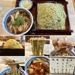 冷し肉南蛮つけ麺大盛り(そば処 更科)