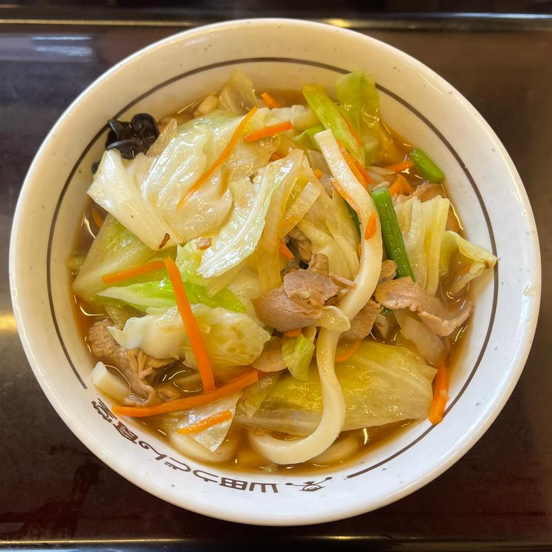 野菜の旨みたっぷりうどん(山田うどん食堂 木曽根店)