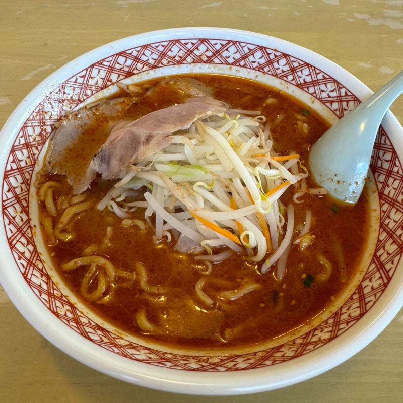 辛味噌ラーメン（M辛、太麺）(ら～麺屋めん丸 高田店 )