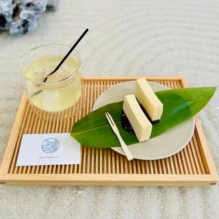 レアチーズと極浅煎茶(RURU KAMAKURA)