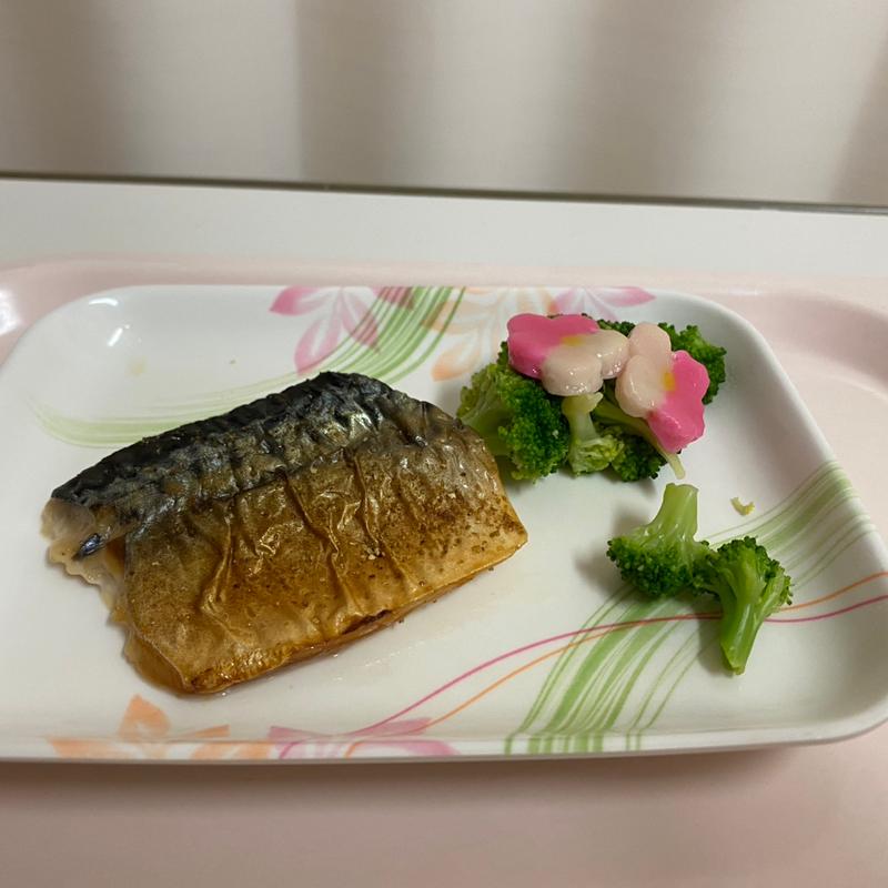 サバのわかさ焼き(九州大学病院職員食堂)
