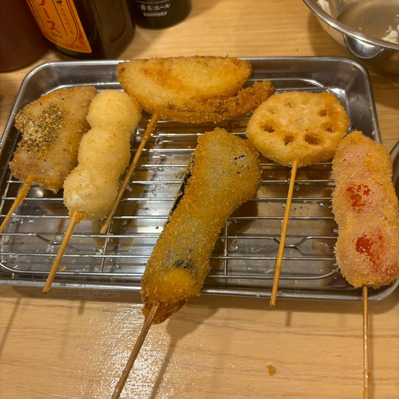 定番5本盛り(串カツ田中 聖蹟桜ヶ丘店 )