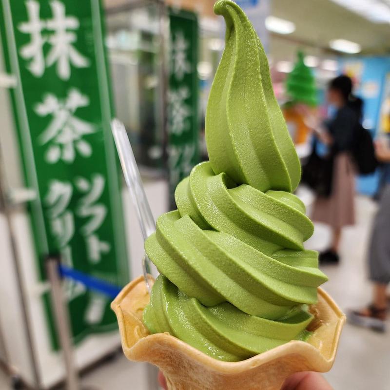 抹茶ソフトクリーム(㈱中村茶園)