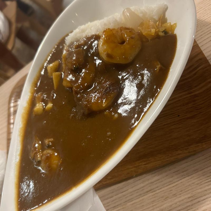 シーフードカレー(cafe okano)