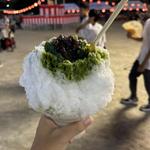 抹茶ミルク金時(大蔵餅)