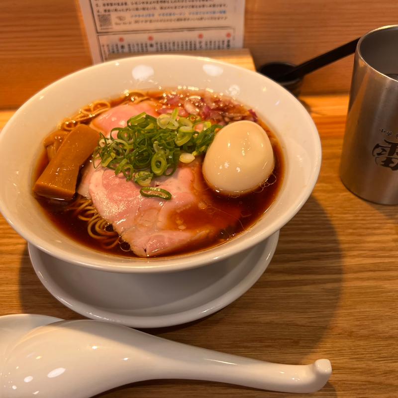 半熟玉子生姜中華そば(中華そば 雷杏 -RYAN- （ライアン）)