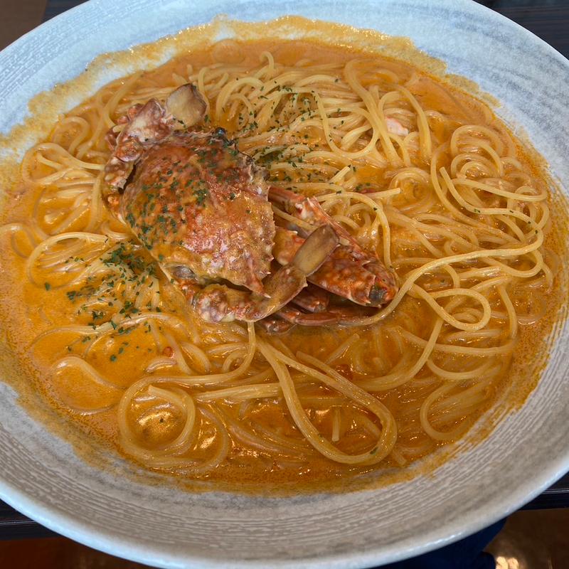 わたり蟹のトマトクリーム(Pasta de Pasta パスタデパスタ ミント神戸店)
