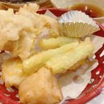 夏野菜とキノコのちょい天盛り(回転寿司　すし丸 可部店 )