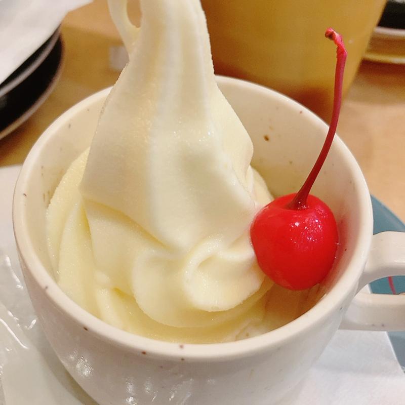 コーヒーゼリーソフト(回転寿司　すし丸 可部店 )