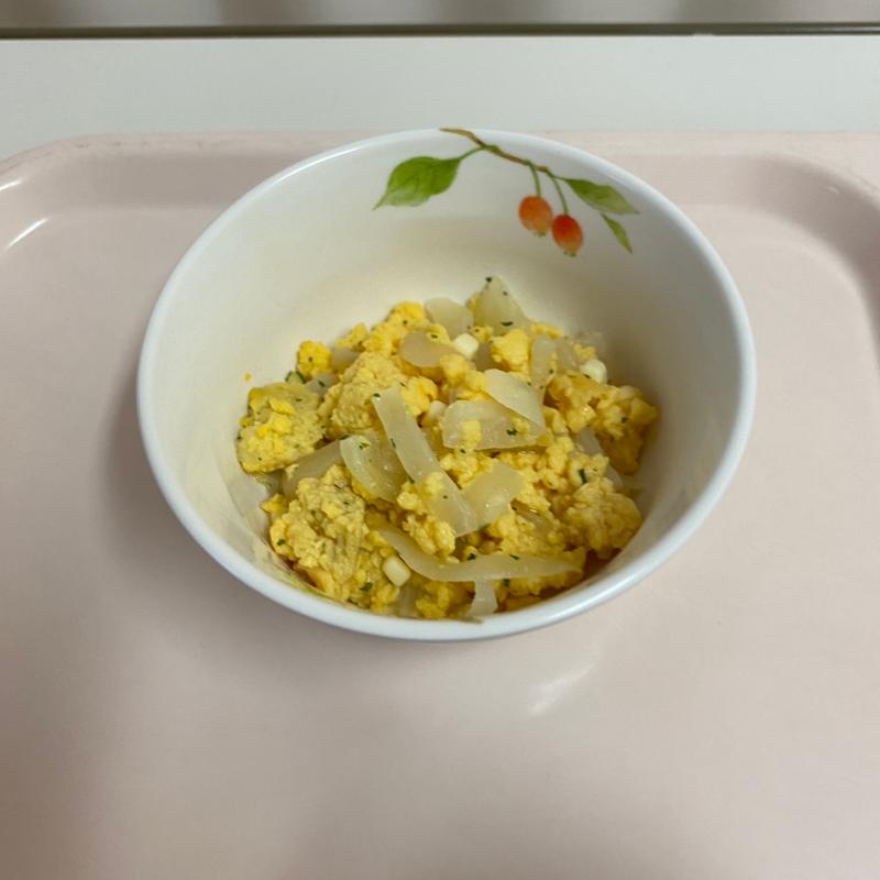 チーズ入り炒り卵(九州大学病院職員食堂)