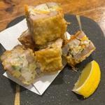 蓮根と海老すり身の挟み揚げ(まんまや 慶応仲通り店)