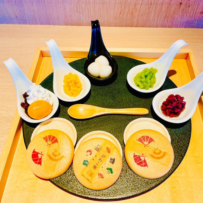 ひとくちもなかプレート(カフェ&バー 茶茶)