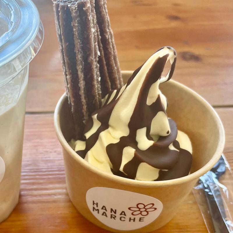 ソフトクリームチュロス(ハナマルシェ 道の駅にしめ店 )