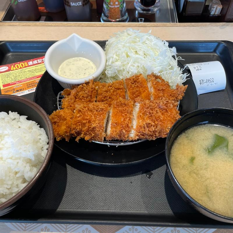 ささみカツ定食(松のや 藤阪店)