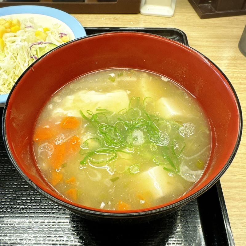 参鶏湯風スープ(松屋 中目黒店 )