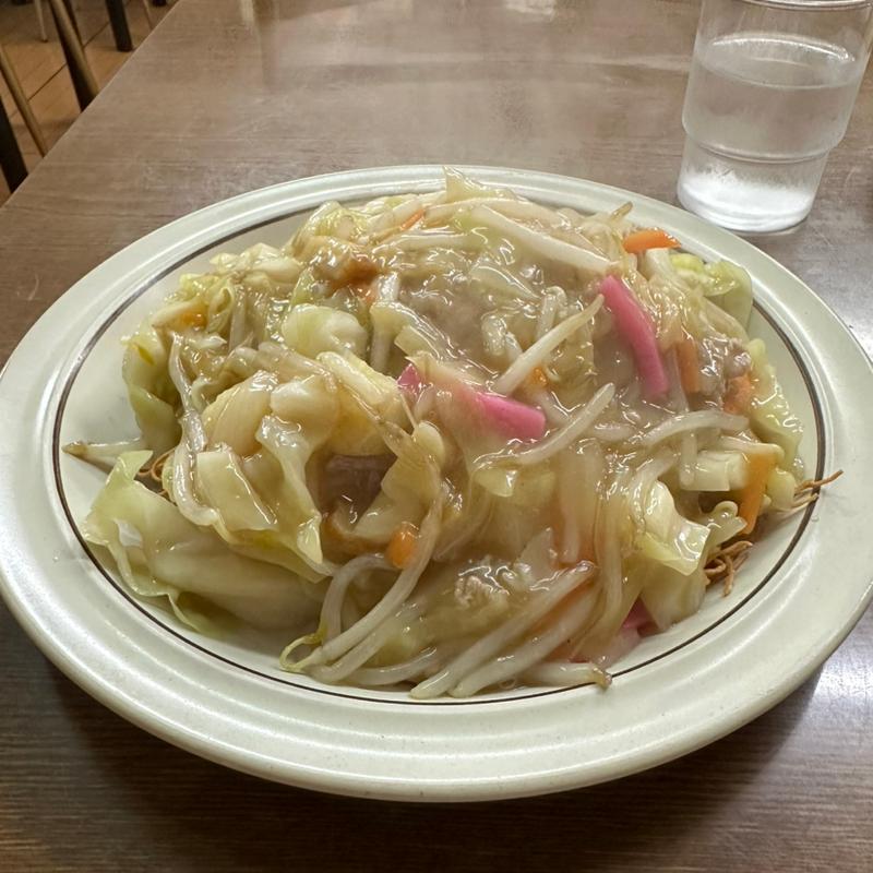 パリパリ麺皿うどん(長崎ちゃんぽん新地)