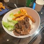 ビーフステーキ丼(150g)(エヌオーエヌハンバーガーカフェ （NON HAMBURGER CAFE）)