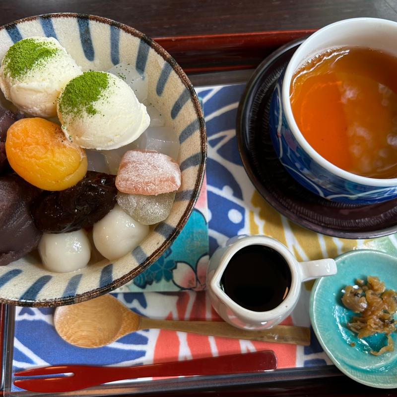 クリームあんみつ(三芳家 )