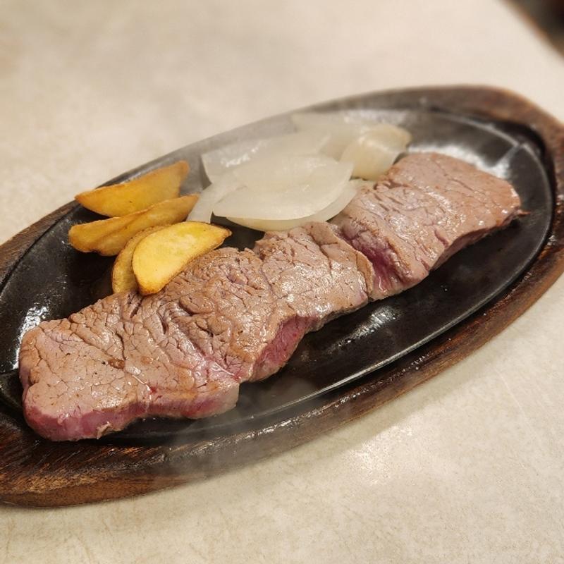 テンダーローインステーキ　Lサイズ(250g）焼き加減レア(ジャッキー ステーキハウス)