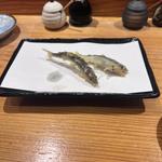 稚鮎天ざる(浜町 かねこ)