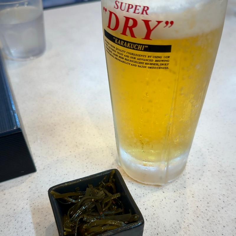 生中ジョッキ(めん丸 曳舟店)