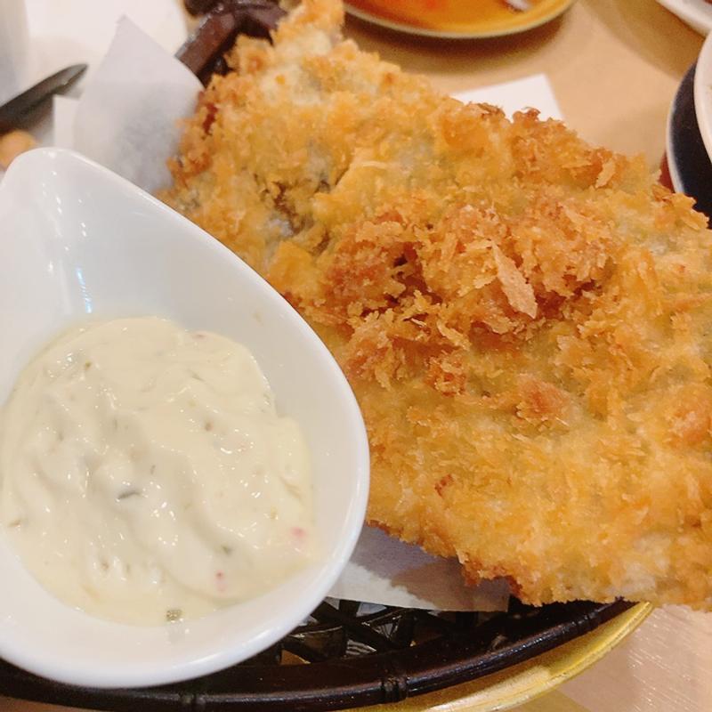 手造りアジフライ(回転寿司　すし丸 可部店 )