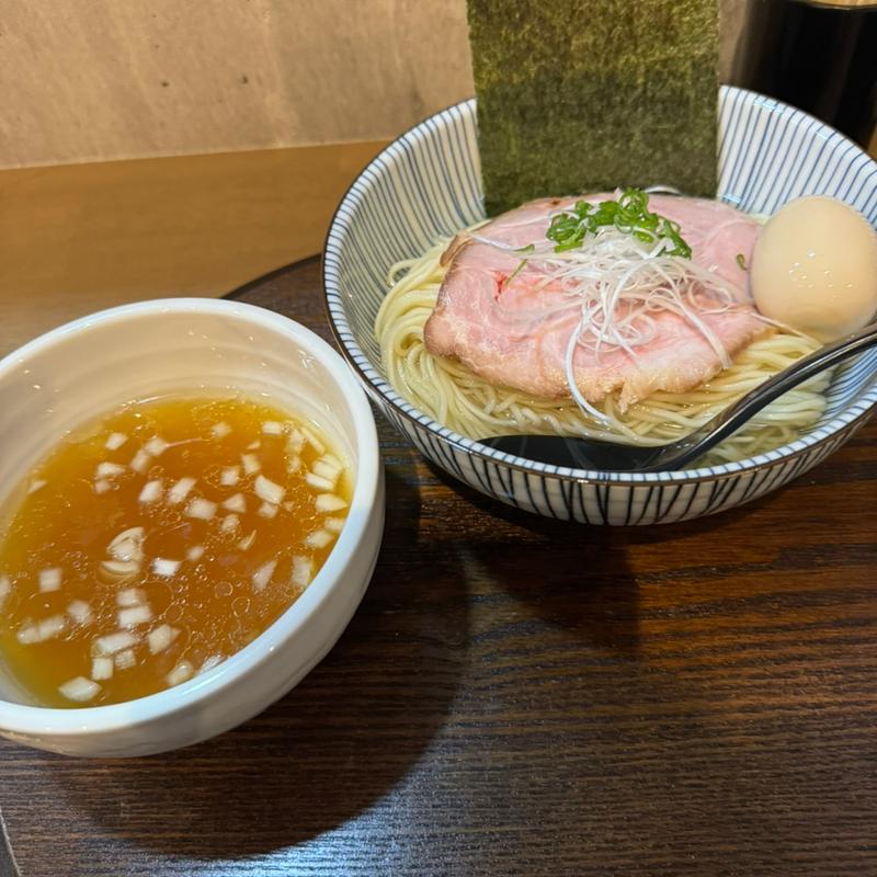 冷製煮干し塩つけ麺with昆布水(味玉)(麺や空と大地)