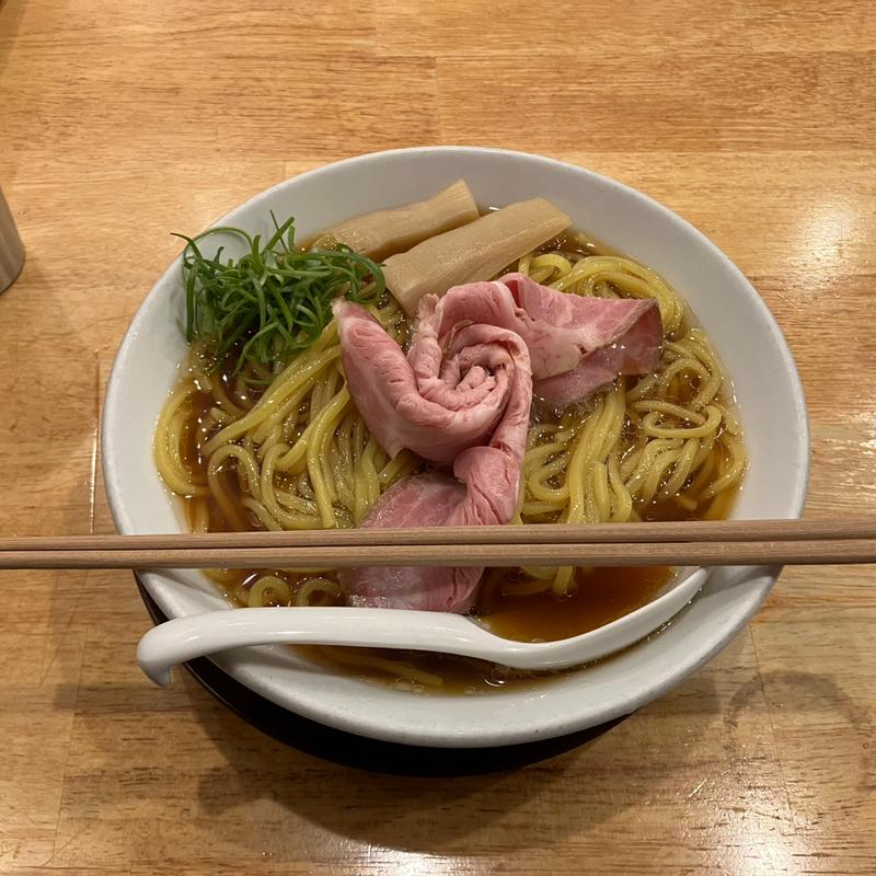 オリーブイリコと鯛煮干し冷やし(中華そば ココカラサキゑ)