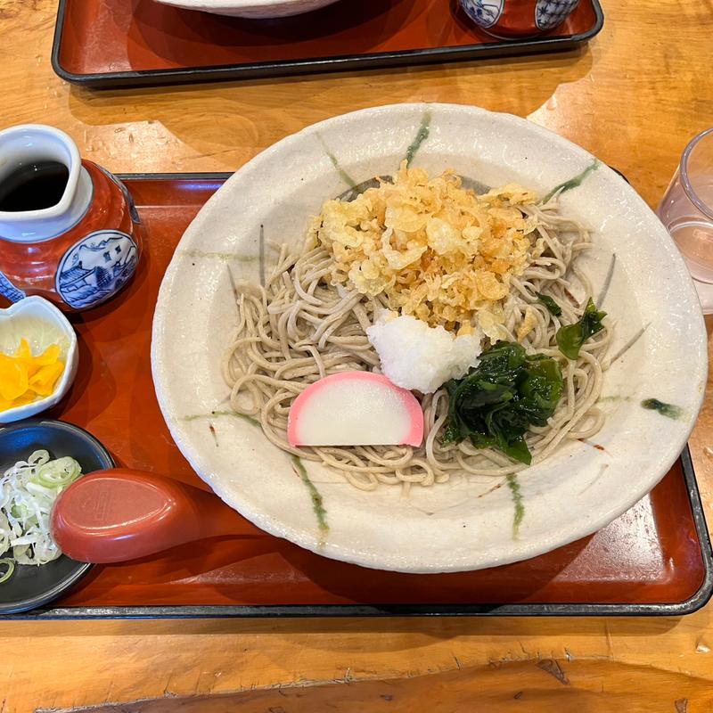 たぬきそば(手打ちそば 若森)