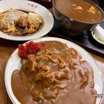 カレーライス 大 カツ煮 カレー南蛮そば 大