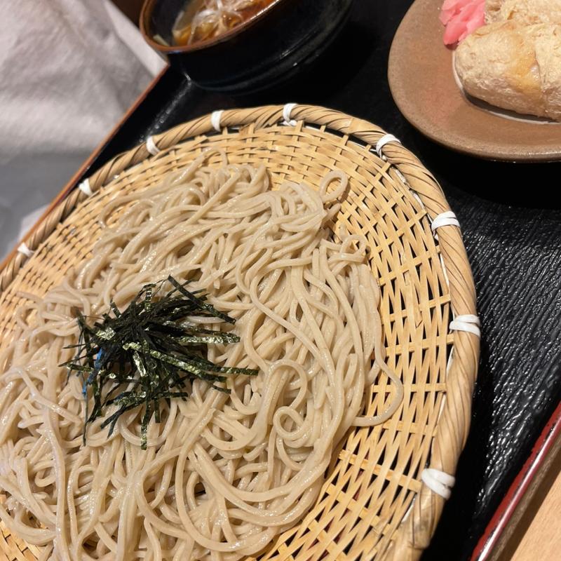 鴨せいろセット(そば処 武蔵 小郡店)