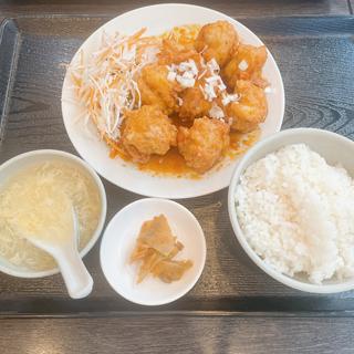 油淋鶏定食(中華料理 金龍（谷記２号店）)