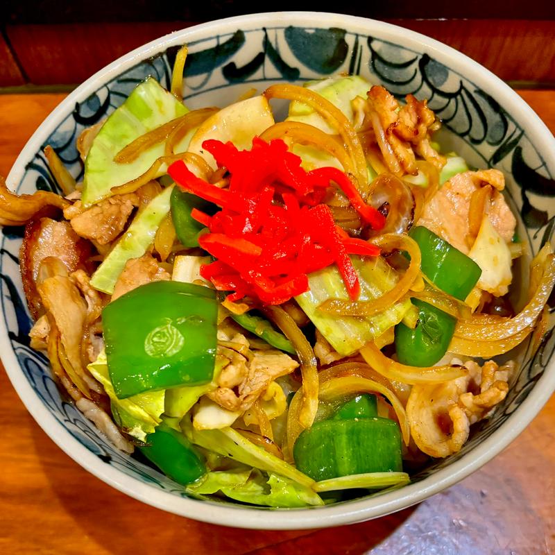 ピー肉丼(珍来亭)