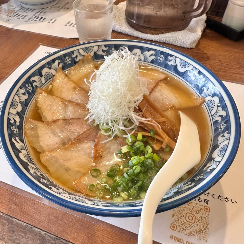 魚介豚骨チャーシュー麺(山城屋)