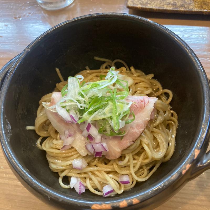 黒トリュフ香る味噌和え玉(小麦と焼きあご すぐれ)