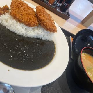 ヒレかつ黒カレー(豚汁セット)