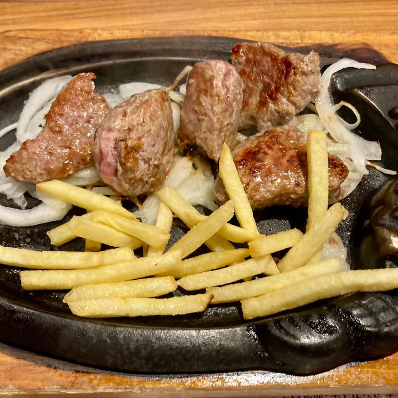 おこさまステーキセット(ステーキハウス ブロンコビリー 新小岩店)