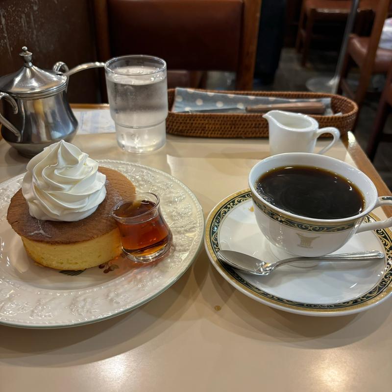 窯焼きパンケーキとトラジャコーヒーのセット(サンコーヒー)