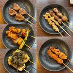 地鶏串盛り12本