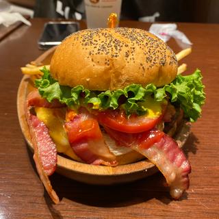 厚切りチーズベーコンバーガーセット(クアアイナ 三井アウトレットパーク木更津店 （KUA AINA）)