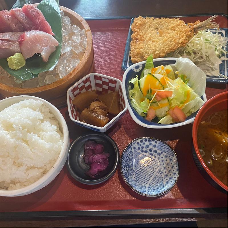マルサ定食(マルサ水産 伏見店)