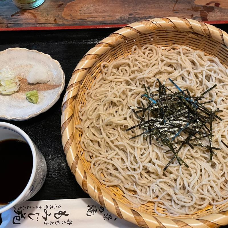 ざるそば(月待の滝もみじ苑)