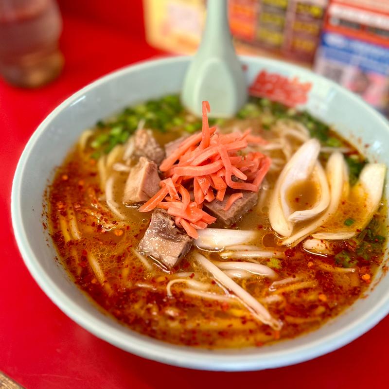 旨辛とんこつラーメン(ラーメン山岡家 南2条店)