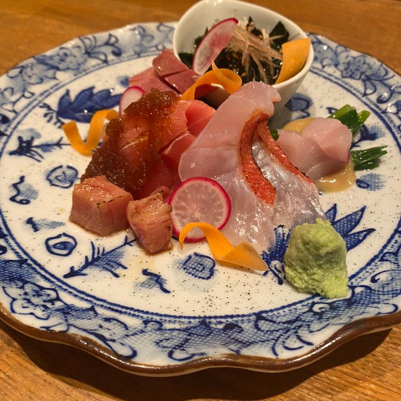 刺身盛り合わせ(紺青)