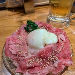 リブロース 炙りカルパッチョ(イチジク)