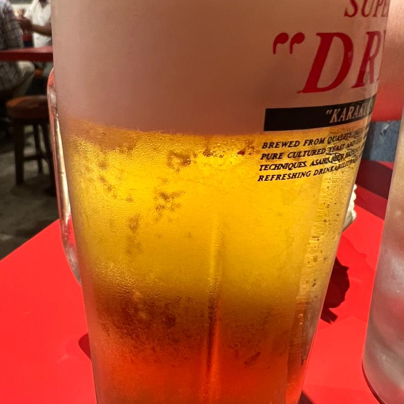 生ビール(ぎょうざの一休 元町店)